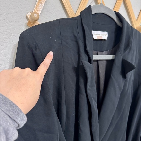 Emilia George Marie Blazer Transitional Maternity Knee Length Shirt Dress Sz XS - Picture 7 of 11